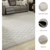 image:imageSignature Design by Ashley Wimney Classic Indoor Geometric Wool 5 x 7 Rug Light Gray52 x 72 Rectangular