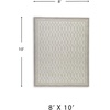 image:imageSignature Design by Ashley Wimney Modern Indoor Trellis Rectangular 8 x 10 Area Rug Gray