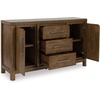 image:imageSignature Design by Ashley Wood Buffet Cabinet with Storage 60 Sideboard