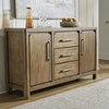 image:imageSignature Design by Ashley Wood Buffet Cabinet with Storage 60 Sideboard