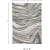 image:imageSignature Design by Ashley Wysdale Modern Abstract Living Room Rugs 5x753 x 73 Rectangular