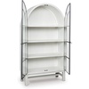 image:imageSignature Design by Ashley Basinger Arched Display Cabinet BlackBrownWhite  Black
