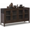 image:imageSignature Design by Ashley Burkhaus 1Piece Buffet Cabinet Dark BrownServer