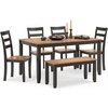 image:imageSignature Design by Ashley Gesthaven 6Piece Dining Table Set with BenchBrown