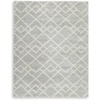 image:imageSignature Design by Ashley Unawick Contemporary 8 x 10 Area Rug Light Gray amp Ivory
