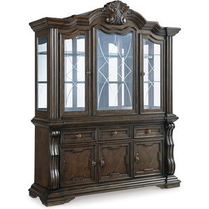 image:imageSignature Design by Ashley 2Piece Dining Buffet and Hutch China CabinetDining Buffet and Hutch