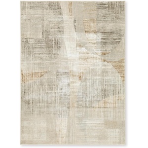 image:imageSignature Design by Ashley 5x7 Area Rug Modern Abstract Linen and Gray5x7