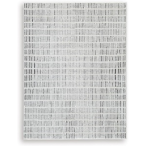 image:imageSignature Design by Ashley 5x7 Area Rug Striped Ivory and Black54 x 7 Rectangular