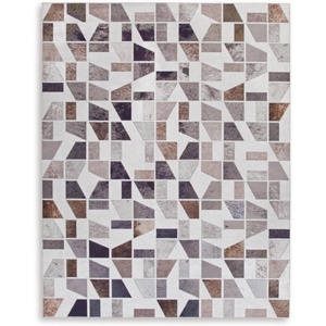 image:imageSignature Design by Ashley Area Rug Faux Cowhide 8x10 for Living Room8 x 10