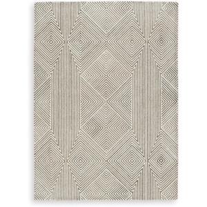 image:imageSignature Design by Ashley Area Rug HandTufted Geometric Wool Blend 5x752 x 71 Rectangular