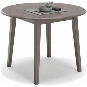 image:imageSignature Design by Ashley Dining Drop Leaf Table 42Inch Round BrownGrey