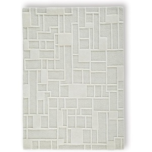 image:imageSignature Design by Ashley Hand Tufted Geometric Wool Area Rug 5x7 Ivory