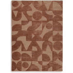 image:imageSignature Design by Ashley Perrenton Modern 8 x 10 Area Rug Reddish Brown78 x 910 Rectangular