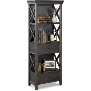 image:imageSignature Design by Ashley Tyler Creek Storage Display Cabinet BlackGrayBlack