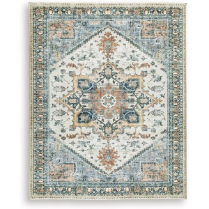 image:imageSignature Design by Ashley Wallney Floral Faux Fur Memory Foam Rug 5x777 x 96 Rectangular