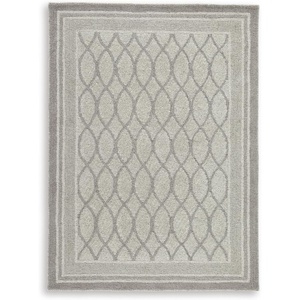 image:imageSignature Design by Ashley Wimney Classic Indoor Geometric Wool 5 x 7 Rug Light Gray52 x 72 Rectangular