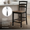 image:imageSignature Design by Ashley 1Piece Wood Dining Bench 48 2Tone FarmhouseBarstool
