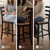 image:imageSignature Design by Ashley 1Piece Wood Dining Bench 48 2Tone FarmhouseBarstool