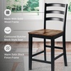 image:imageSignature Design by Ashley 1Piece Wood Dining Bench 48 2Tone FarmhouseBarstool