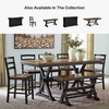 image:imageSignature Design by Ashley 1Piece Wood Dining Bench 48 2Tone FarmhouseBarstool
