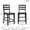 image:imageSignature Design by Ashley 1Piece Wood Dining Bench 48 2Tone FarmhouseBarstool