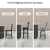 image:imageSignature Design by Ashley 1Piece Wood Dining Bench 48 2Tone FarmhouseBarstool