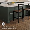 image:imageSignature Design by Ashley 1Piece Wood Dining Bench 48 2Tone FarmhouseBarstool