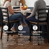 image:imageSignature Design by Ashley 1Piece Wood Dining Bench 48 2Tone FarmhouseBarstool