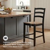 image:imageSignature Design by Ashley 1Piece Wood Dining Bench 48 2Tone FarmhouseBarstool