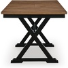image:imageSignature Design by Ashley 1Piece Wood Dining Bench 48 2Tone FarmhouseCounter Table