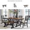 image:imageSignature Design by Ashley 1Piece Wood Dining Bench 48 2Tone FarmhouseDining Bench