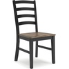 image:imageSignature Design by Ashley 1Piece Wood Dining Bench 48 2Tone FarmhouseDining Chair