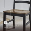 image:imageSignature Design by Ashley 1Piece Wood Dining Bench 48 2Tone FarmhouseDining Chair