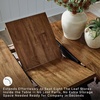 image:imageSignature Design by Ashley 1Piece Wood Dining Bench 48 2Tone FarmhouseDining Table