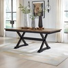 image:imageSignature Design by Ashley 1Piece Wood Dining Bench 48 2Tone FarmhouseDining Table