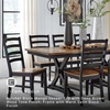 image:imageSignature Design by Ashley 1Piece Wood Dining Bench 48 2Tone FarmhouseDining Table