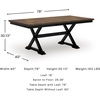 image:imageSignature Design by Ashley 1Piece Wood Dining Bench 48 2Tone FarmhouseDining Table
