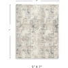 image:imageSignature Design by Ashley 5x7 Abstract Area Rug BlueIvory53 x 73 Rectangular