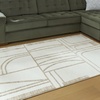 image:imageSignature Design by Ashley 5x7 Area Rug HighLow Geometric Ivory Beige
