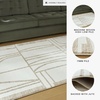 image:imageSignature Design by Ashley 5x7 Area Rug HighLow Geometric Ivory Beige