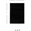 image:imageSignature Design by Ashley 5x7 Machine Washable Shag Area Rug Black