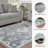 image:imageSignature Design by Ashley Area Rug 5x7 Machine Washable Blue Gray