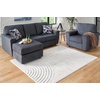 image:imageSignature Design by Ashley Area Rug 5x7 Modern Geometric GrayCream5x7