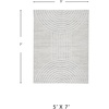 image:imageSignature Design by Ashley Area Rug 5x7 Modern Geometric GrayCream5x7