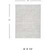 image:imageSignature Design by Ashley Area Rug 5x7 Modern Geometric GrayCream710 x 10