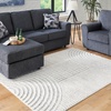 image:imageSignature Design by Ashley Area Rug 5x7 Modern Geometric GrayCream710 x 10