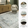 image:imageSignature Design by Ashley Area Rug 5x7 Soft Faux Fur Memory Foam Teal77 x 96 Rectangular