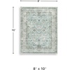 image:imageSignature Design by Ashley Area Rug 5x7 Soft Faux Fur Memory Foam Teal77 x 96 Rectangular