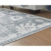 image:imageSignature Design by Ashley Area Rug Large Washable 8x10 Blue amp Gray