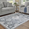 image:imageSignature Design by Ashley Area Rug Large Washable 8x10 Blue amp Gray